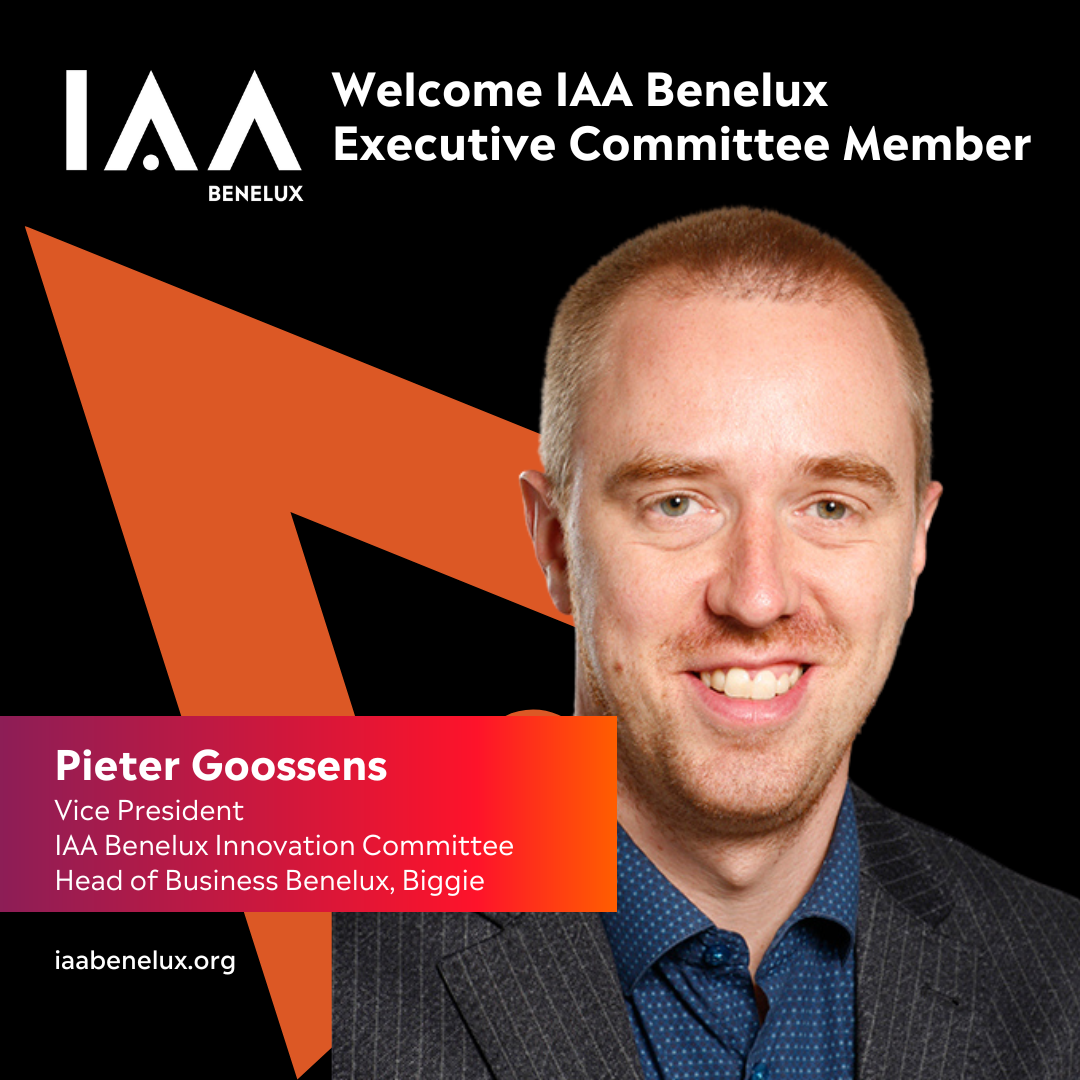 Welcome Pieter Goossens, Executive Committee Member